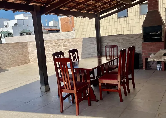 Cobertura Com Area De Churrasco Exclusiva Guarujá